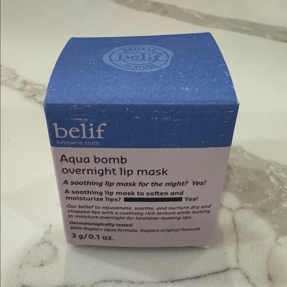 🌸5/$25🌸 Belif acqua bomb overnight lip mask